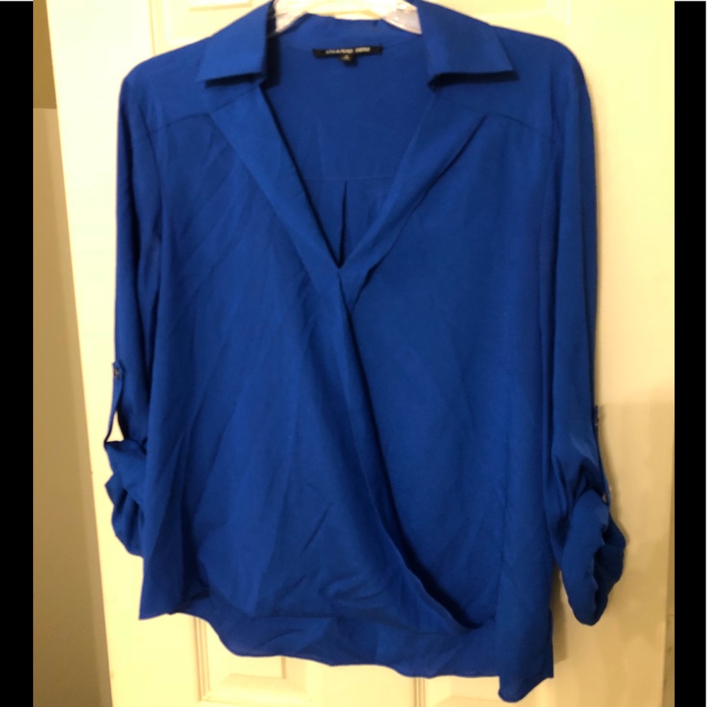Colbolt blue blouse